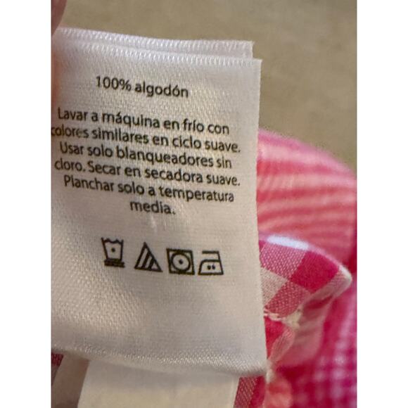 Vineyard Vines Boys Classic Button-Down Shirt 👔 | Size 4 | Red‎ Gingham - Picture 7 of 7